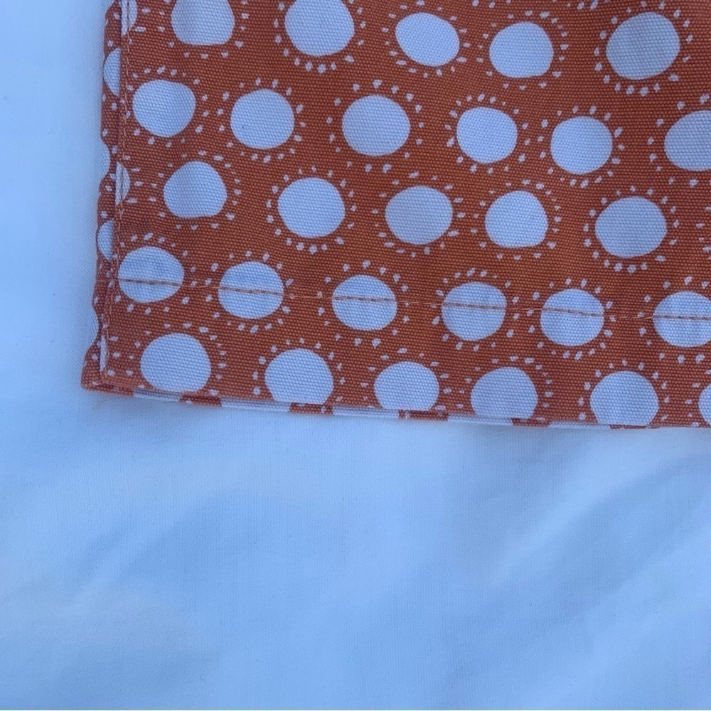 Garnet Hill Orange and White Polka Dot Skirt - Picture 6 of 8
